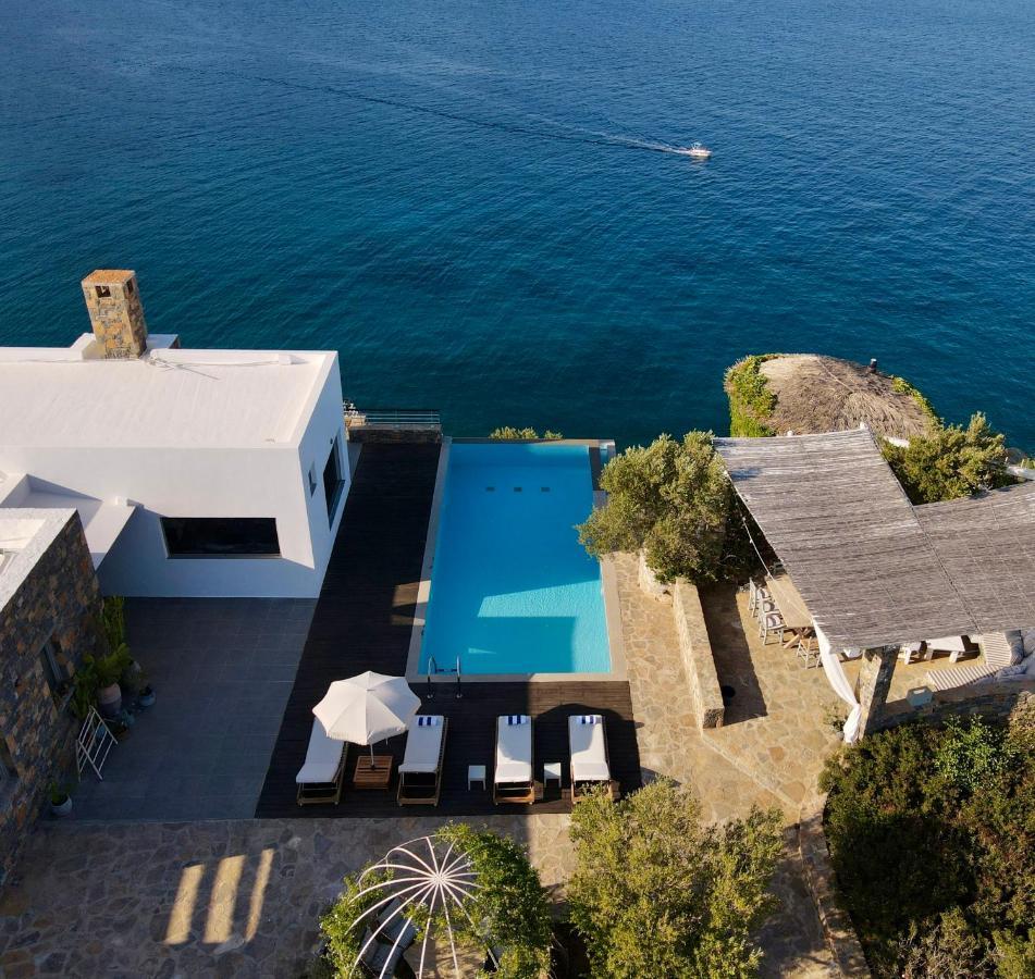 Villa Aiolos: Above The Sea, Within Agios Nikolaos Exterior foto