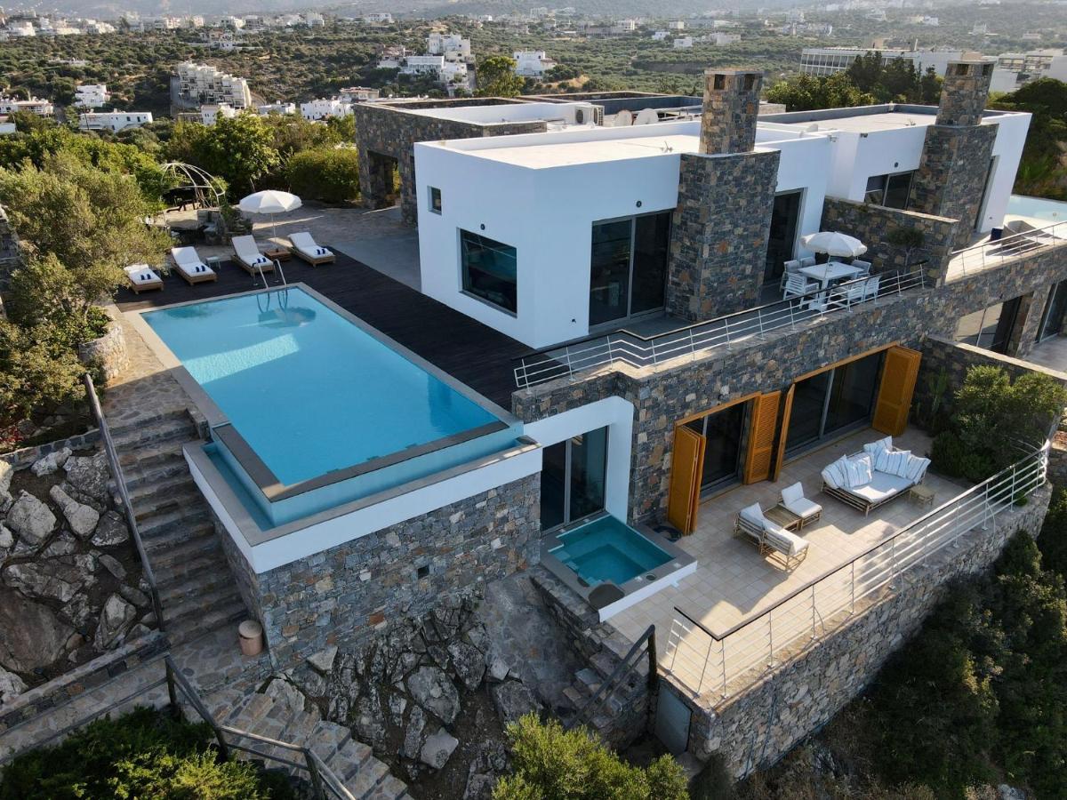 Villa Aiolos: Above The Sea, Within Agios Nikolaos Exterior foto
