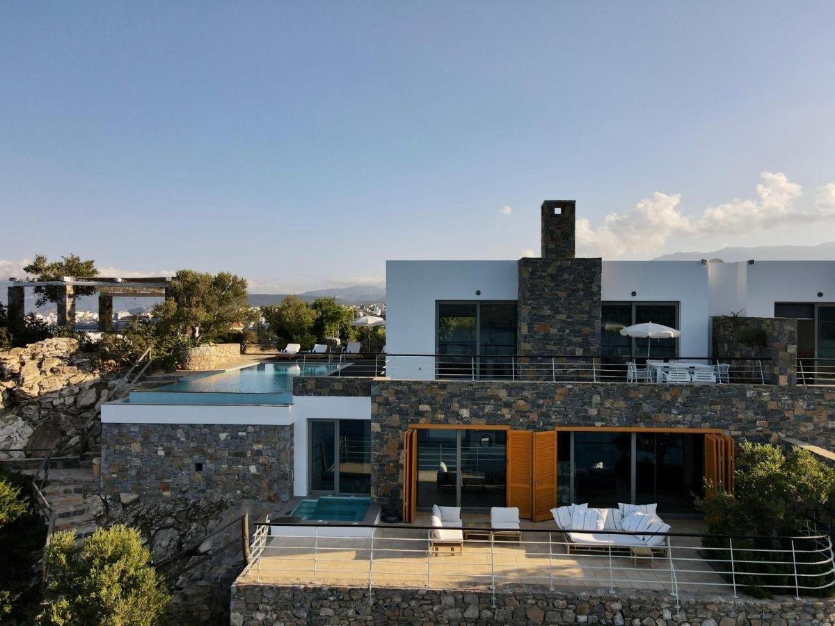 Villa Aiolos: Above The Sea, Within Agios Nikolaos Exterior foto