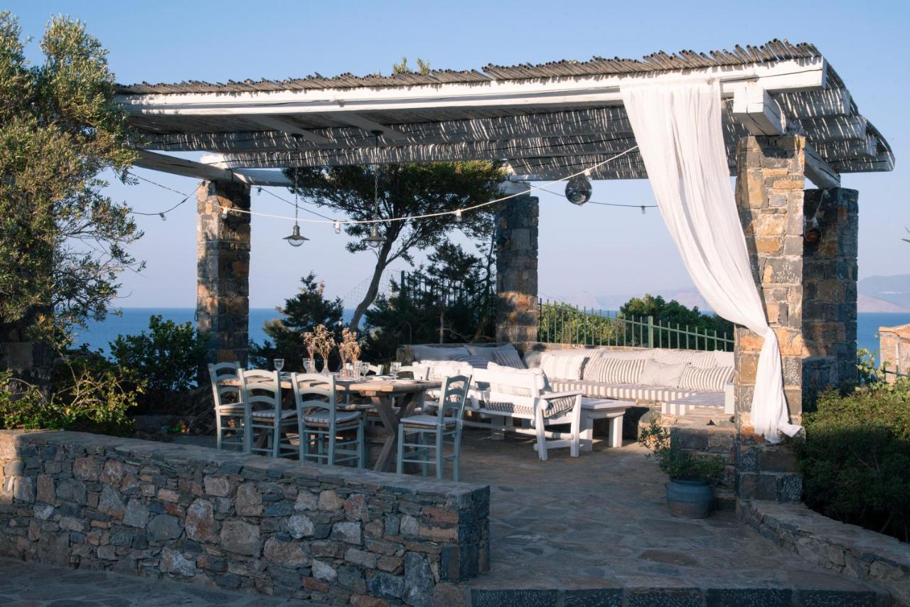 Villa Aiolos: Above The Sea, Within Agios Nikolaos Exterior foto